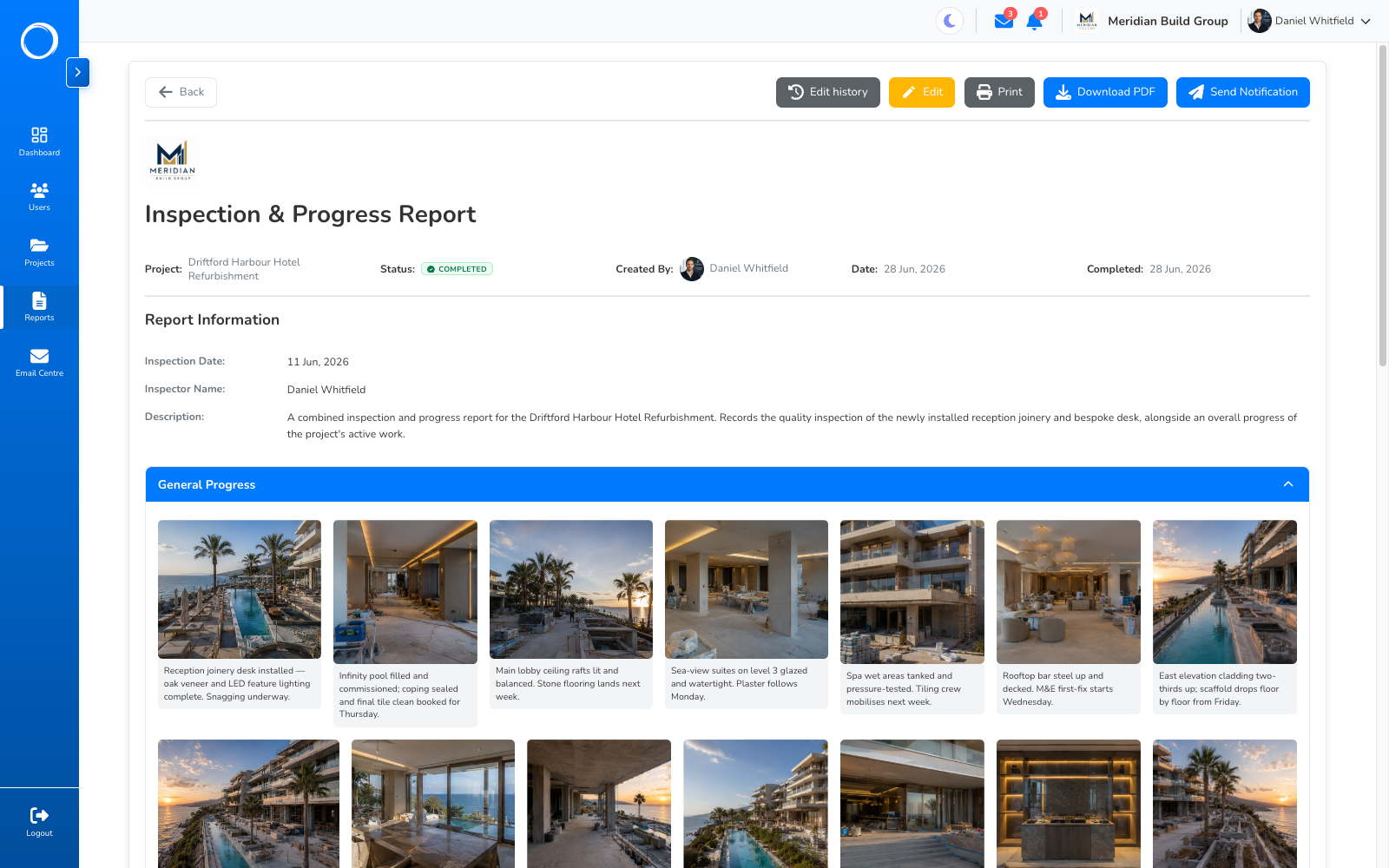 Building a client-ready report in Portal Worx